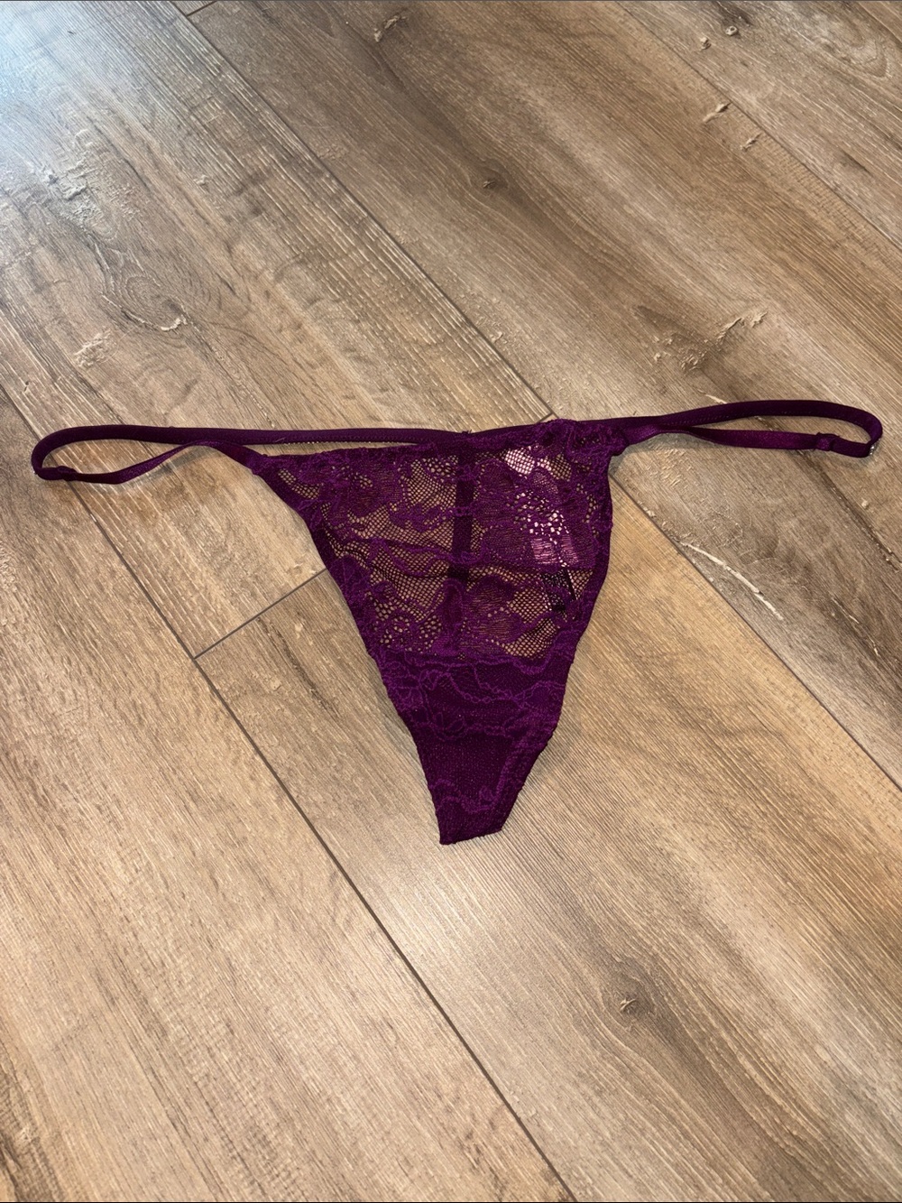 Victoria’s Secret Lace Shine Strap Thong Panty